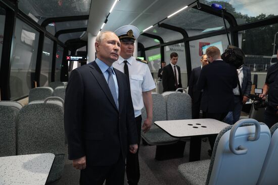 Russia Putin Inland Water Transport Development