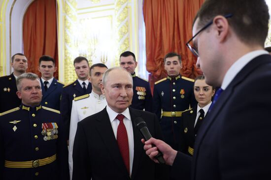 Russia Putin Higher Military Schools Graduates