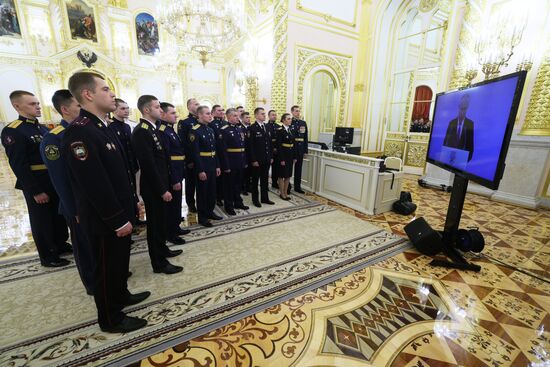 Russia Putin Higher Military Schools Graduates