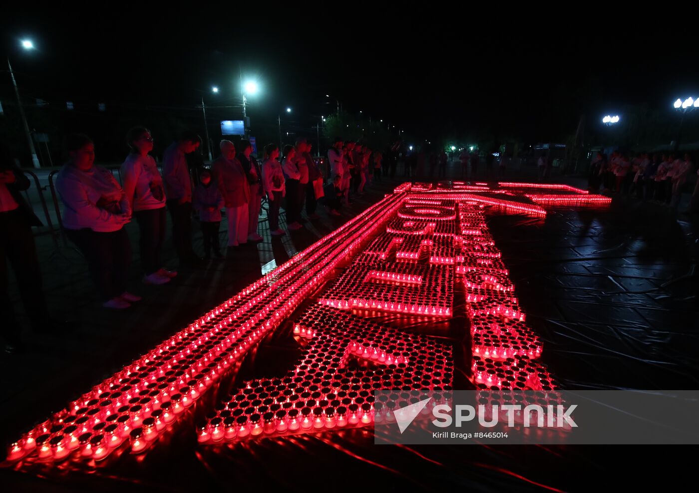 Russia Volgograd WWII Victims Remembrance Day