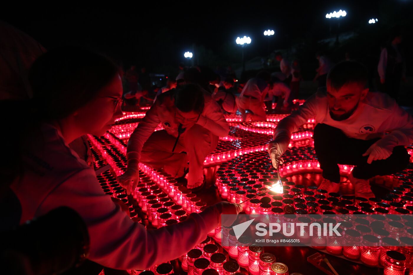 Russia Volgograd WWII Victims Remembrance Day