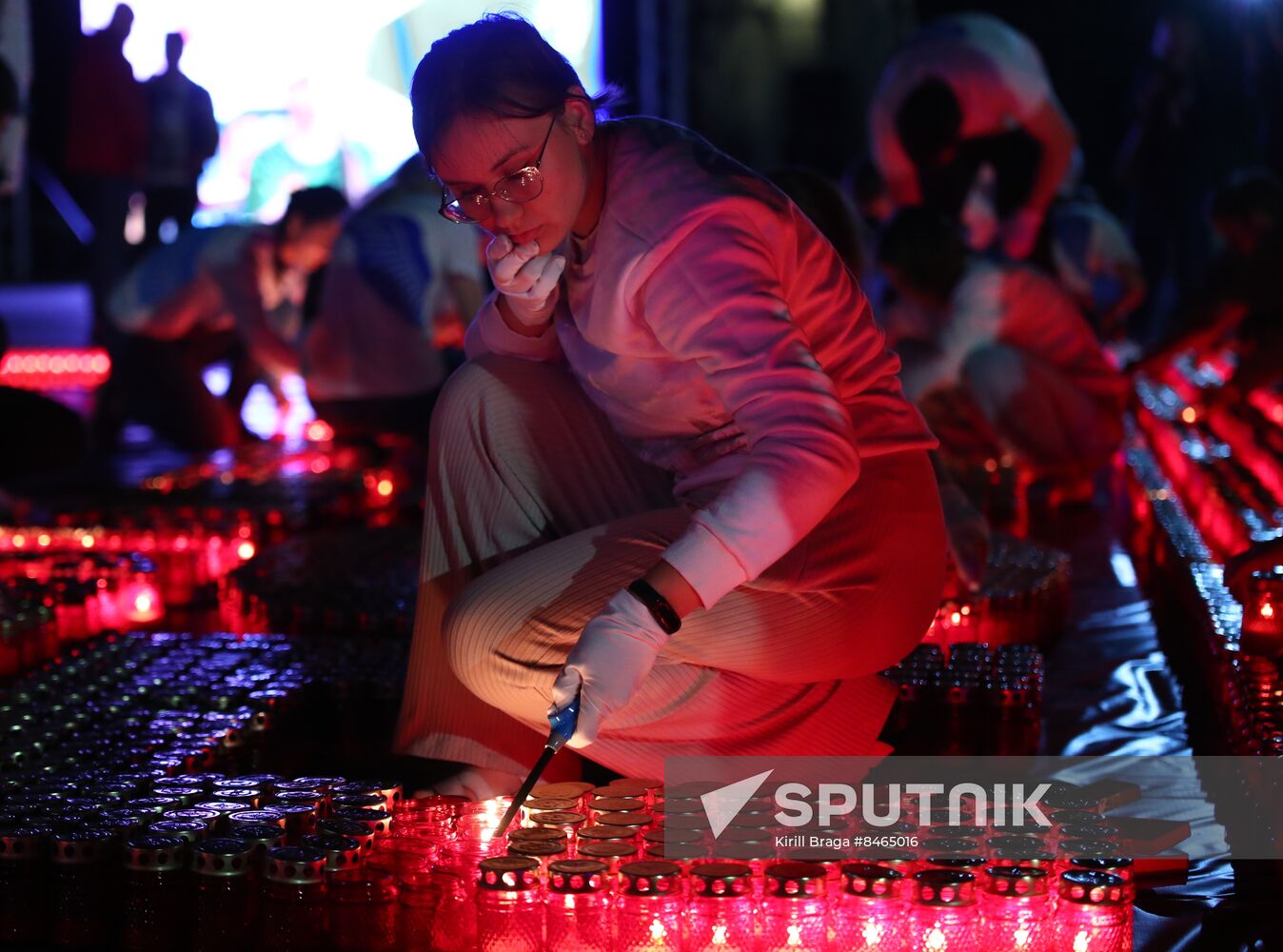 Russia Volgograd WWII Victims Remembrance Day