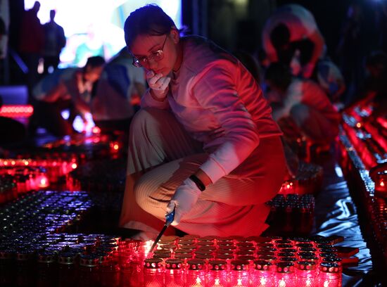 Russia Volgograd WWII Victims Remembrance Day