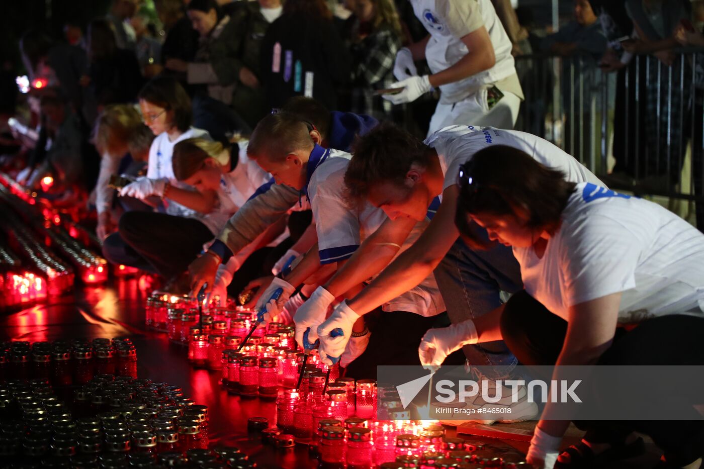 Russia Volgograd WWII Victims Remembrance Day