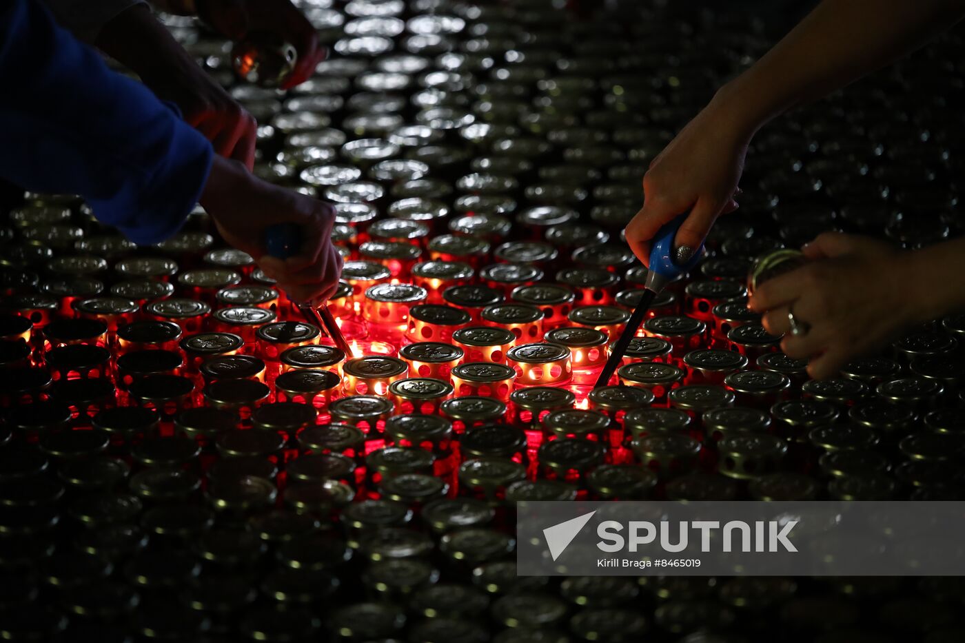 Russia Volgograd WWII Victims Remembrance Day