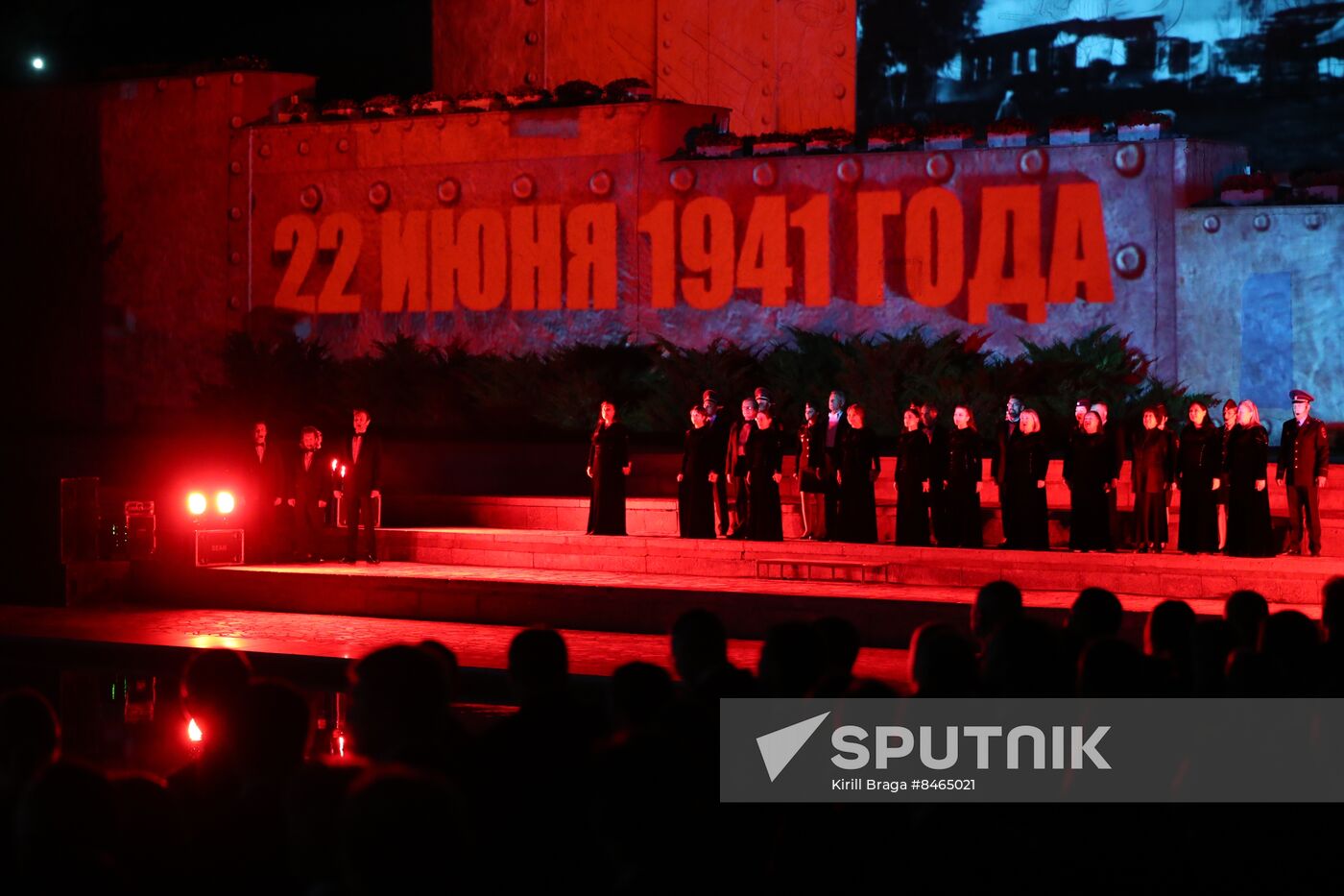 Russia Volgograd WWII Victims Remembrance Day