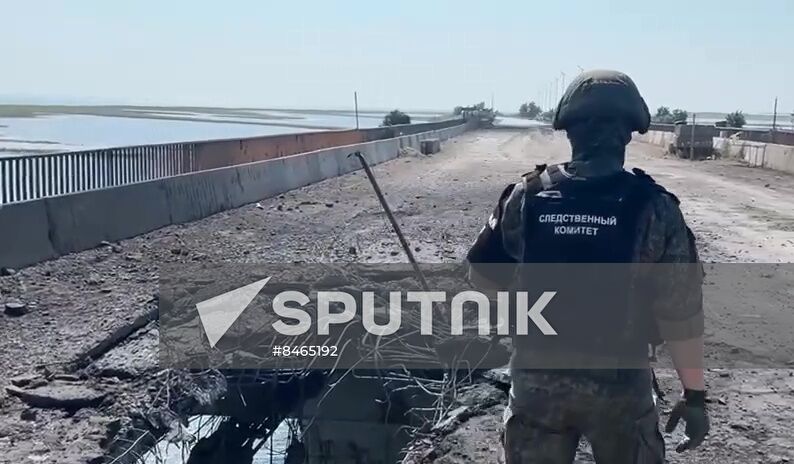 Russia Ukraine Bridge Attack