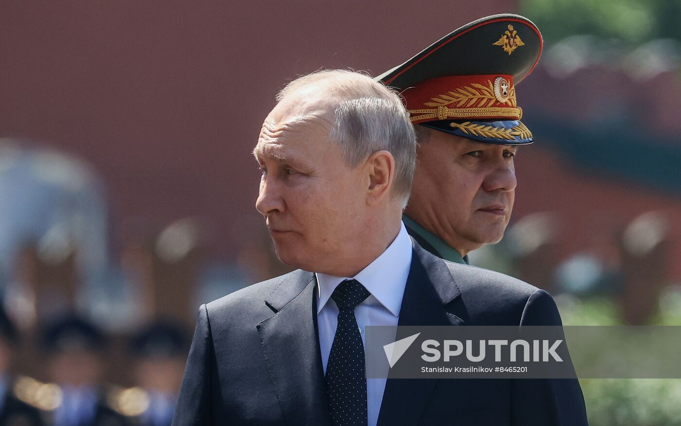 Russia Putin WWII Victims Remembrance Day Wreath Laying