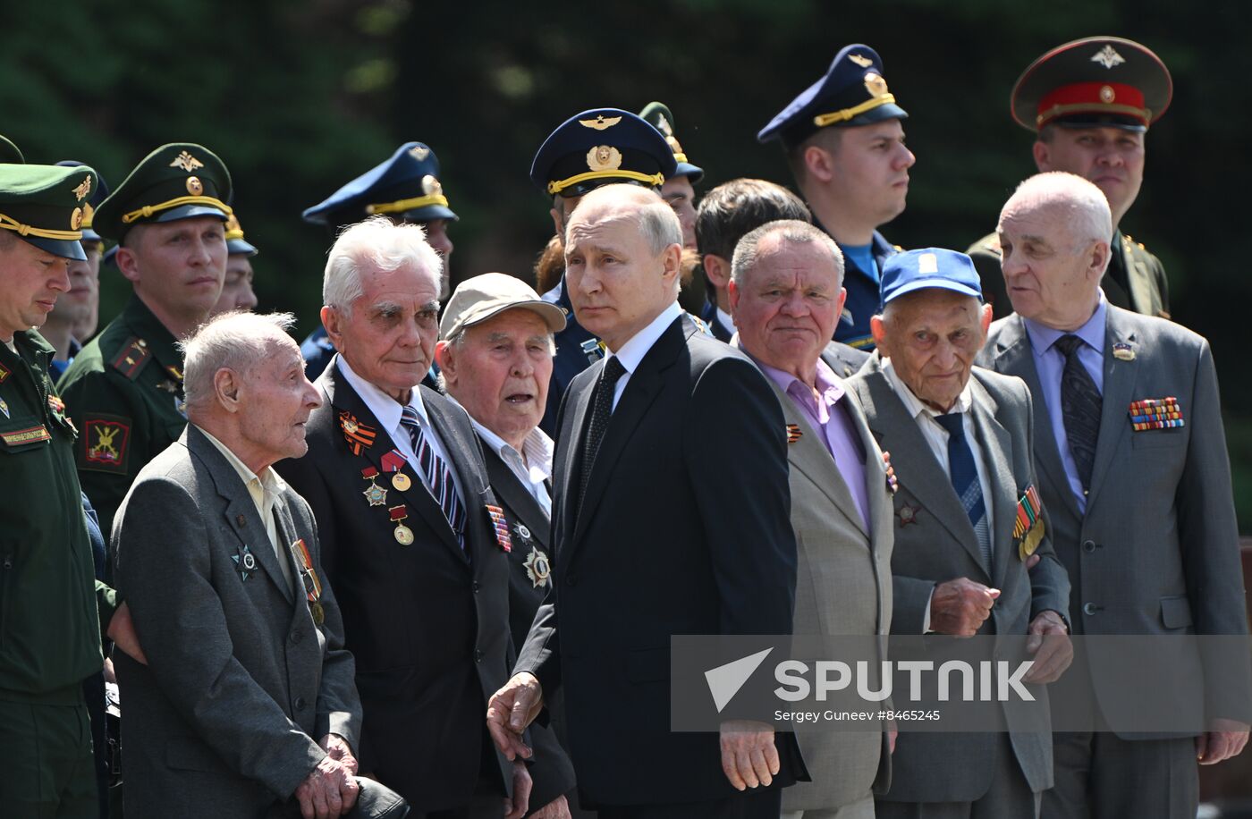 Russia Putin WWII Victims Remembrance Day Wreath Laying