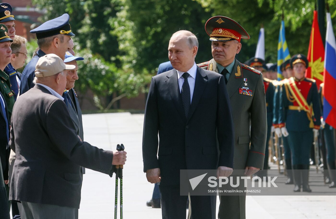 Russia Putin WWII Victims Remembrance Day Wreath Laying