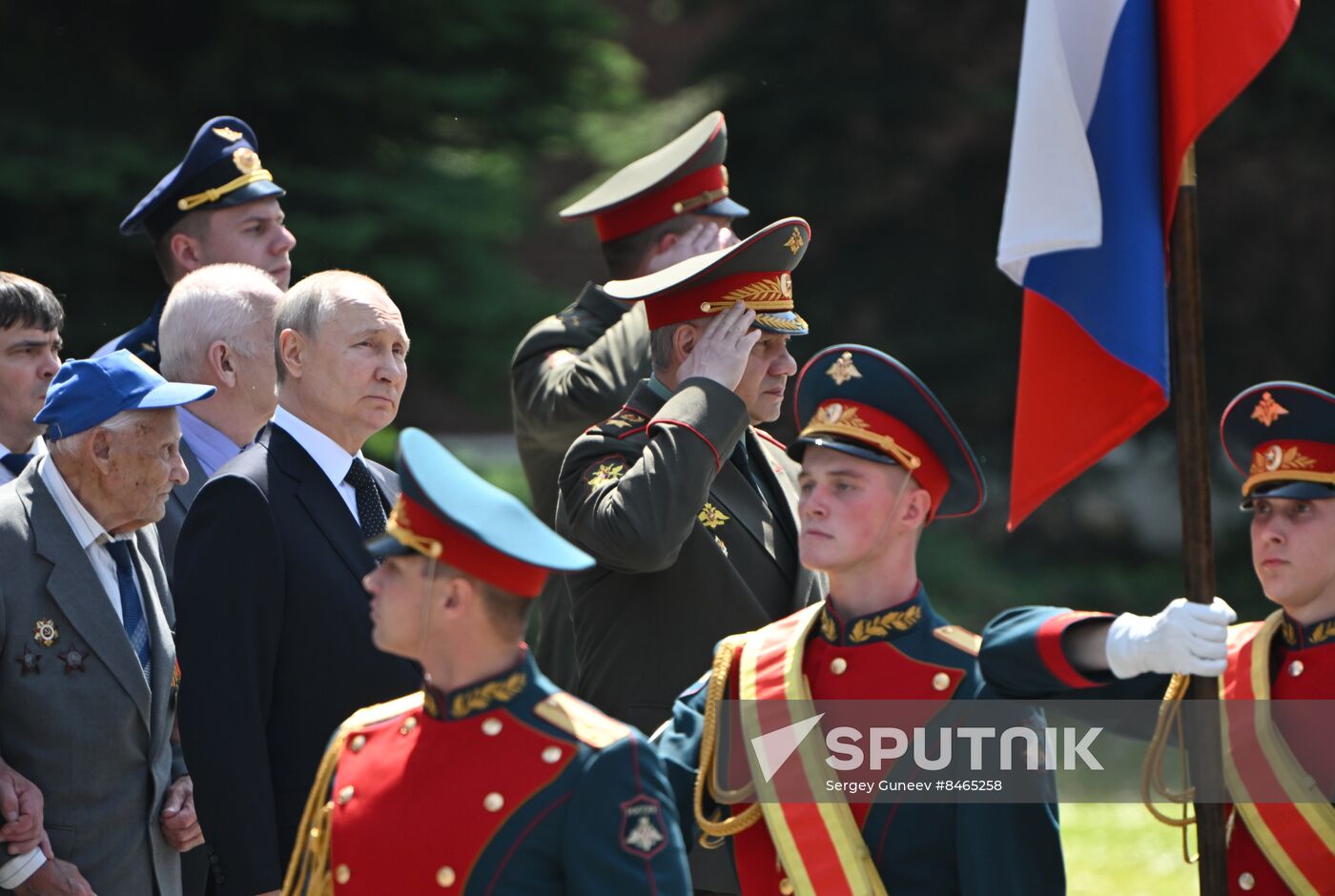 Russia Putin WWII Victims Remembrance Day Wreath Laying