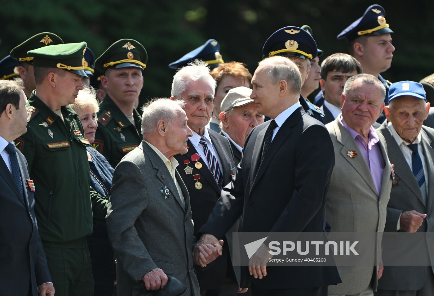 Russia Putin WWII Victims Remembrance Day Wreath Laying