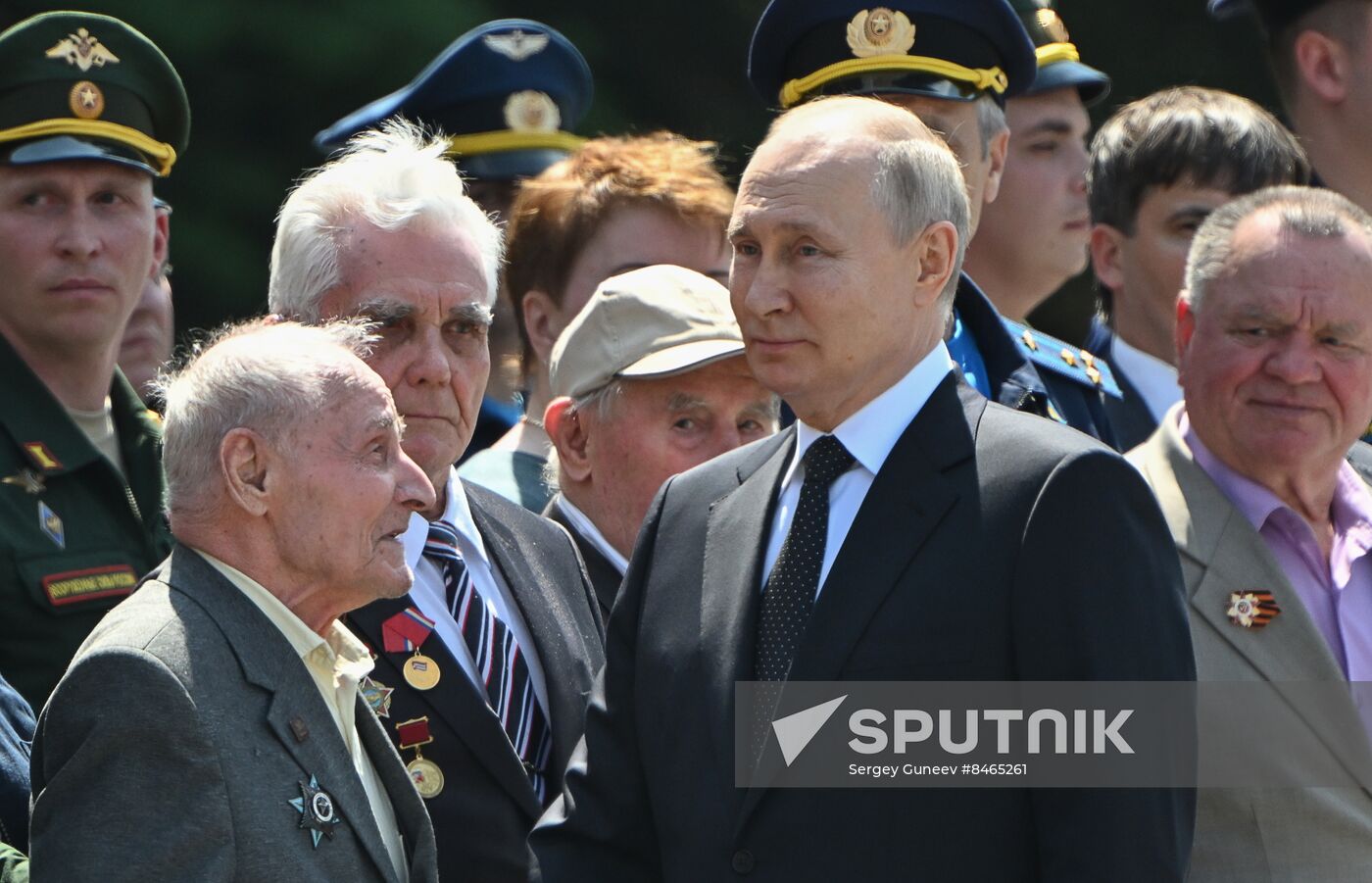 Russia Putin WWII Victims Remembrance Day Wreath Laying