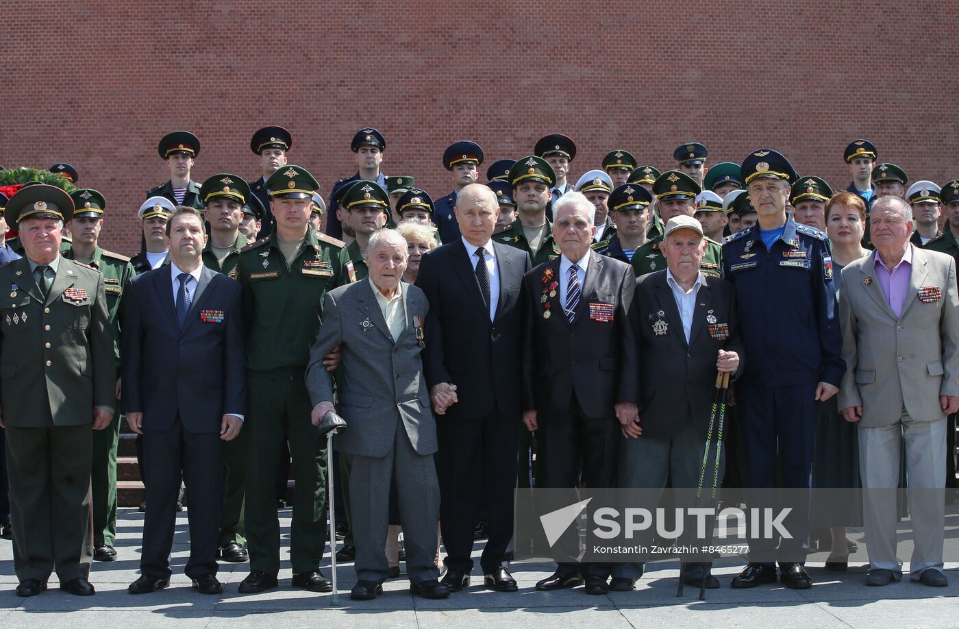 Russia Putin WWII Victims Remembrance Day Wreath Laying