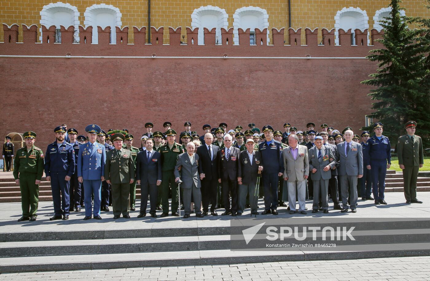 Russia Putin WWII Victims Remembrance Day Wreath Laying