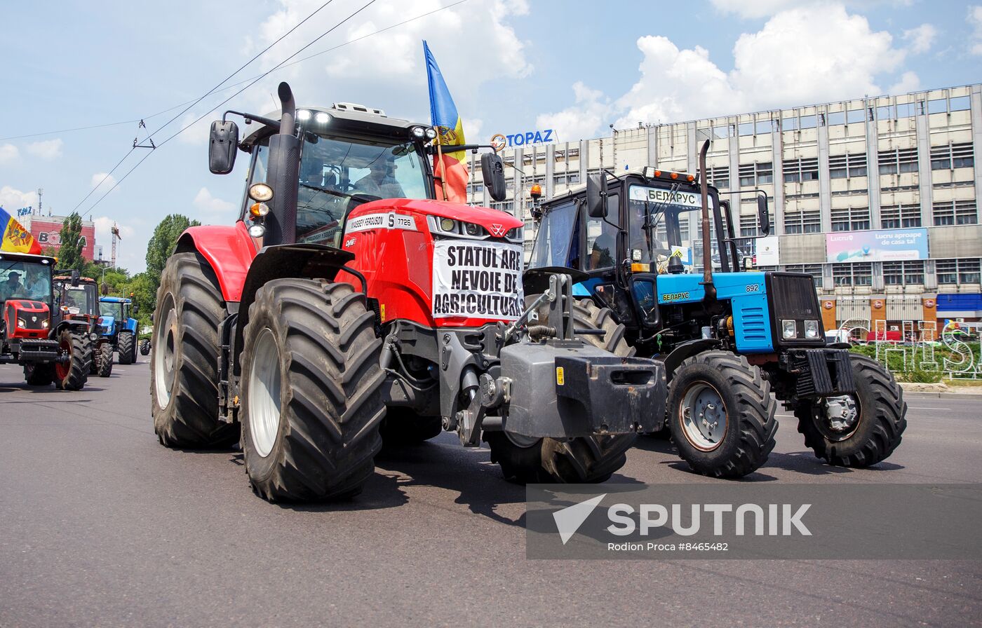 Moldova Farmers Protest