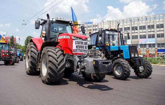 Moldova Farmers Protest