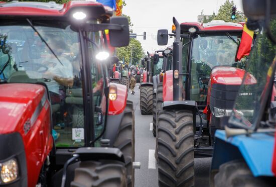 Moldova Farmers Protest