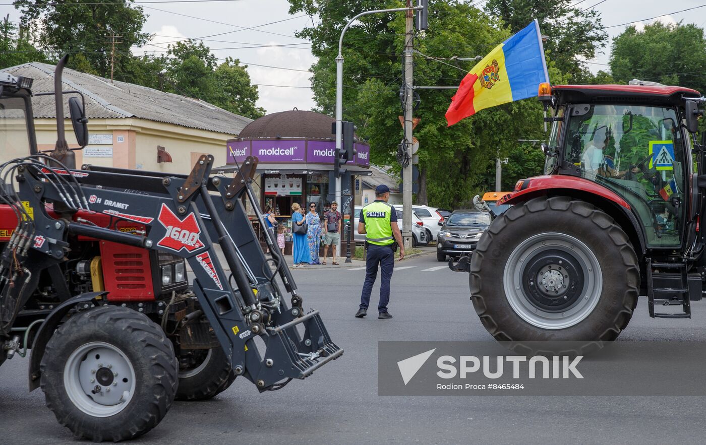 Moldova Farmers Protest