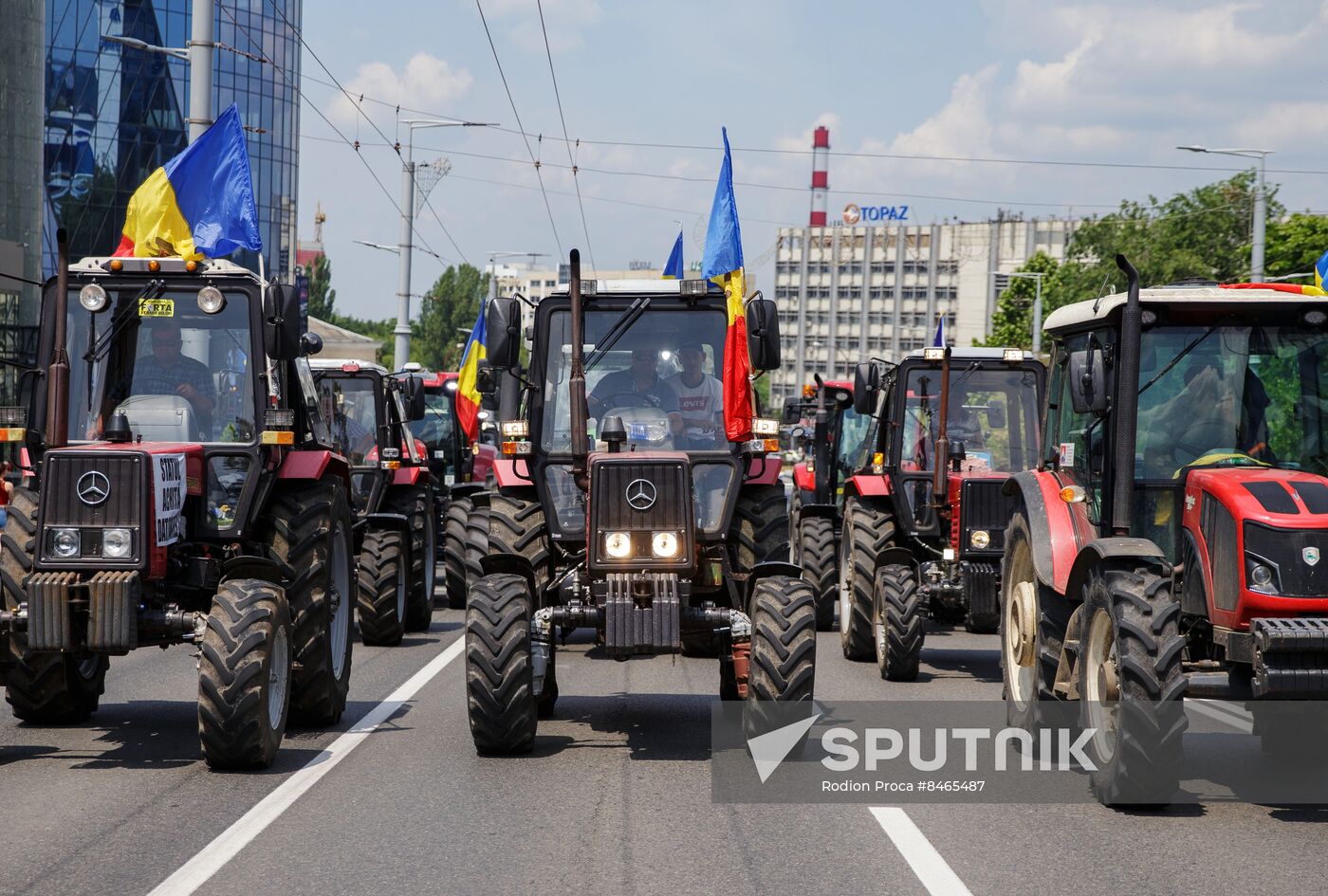 Moldova Farmers Protest