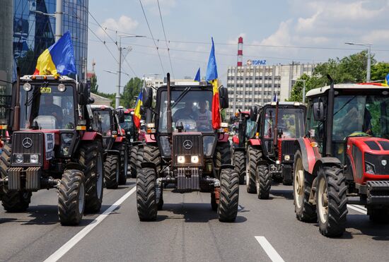 Moldova Farmers Protest