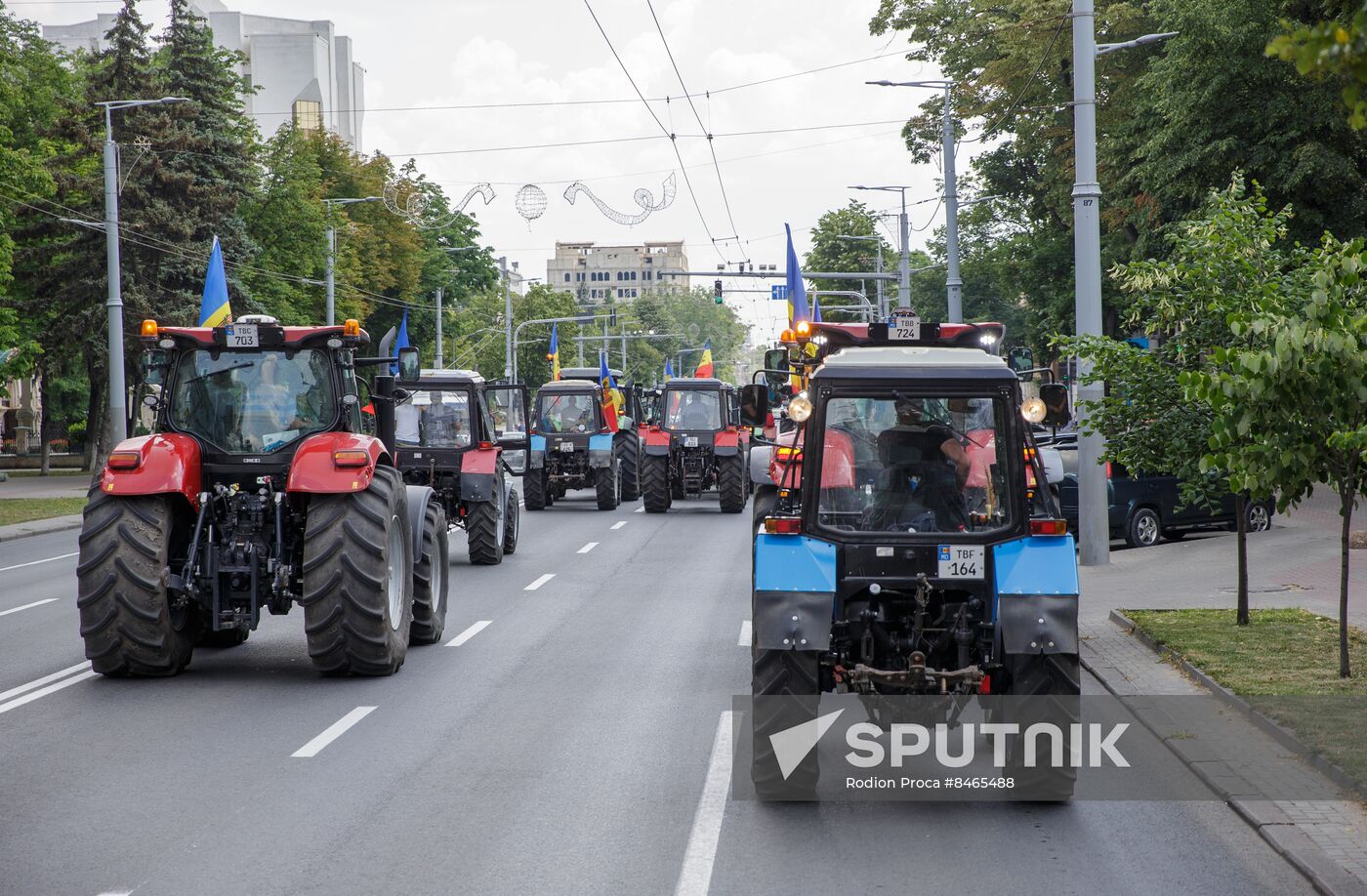 Moldova Farmers Protest