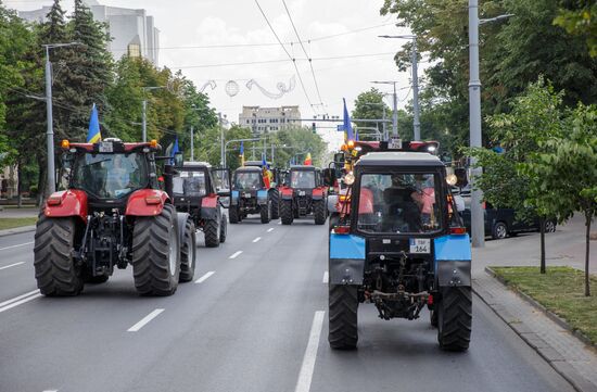 Moldova Farmers Protest