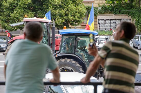 Moldova Farmers Protest