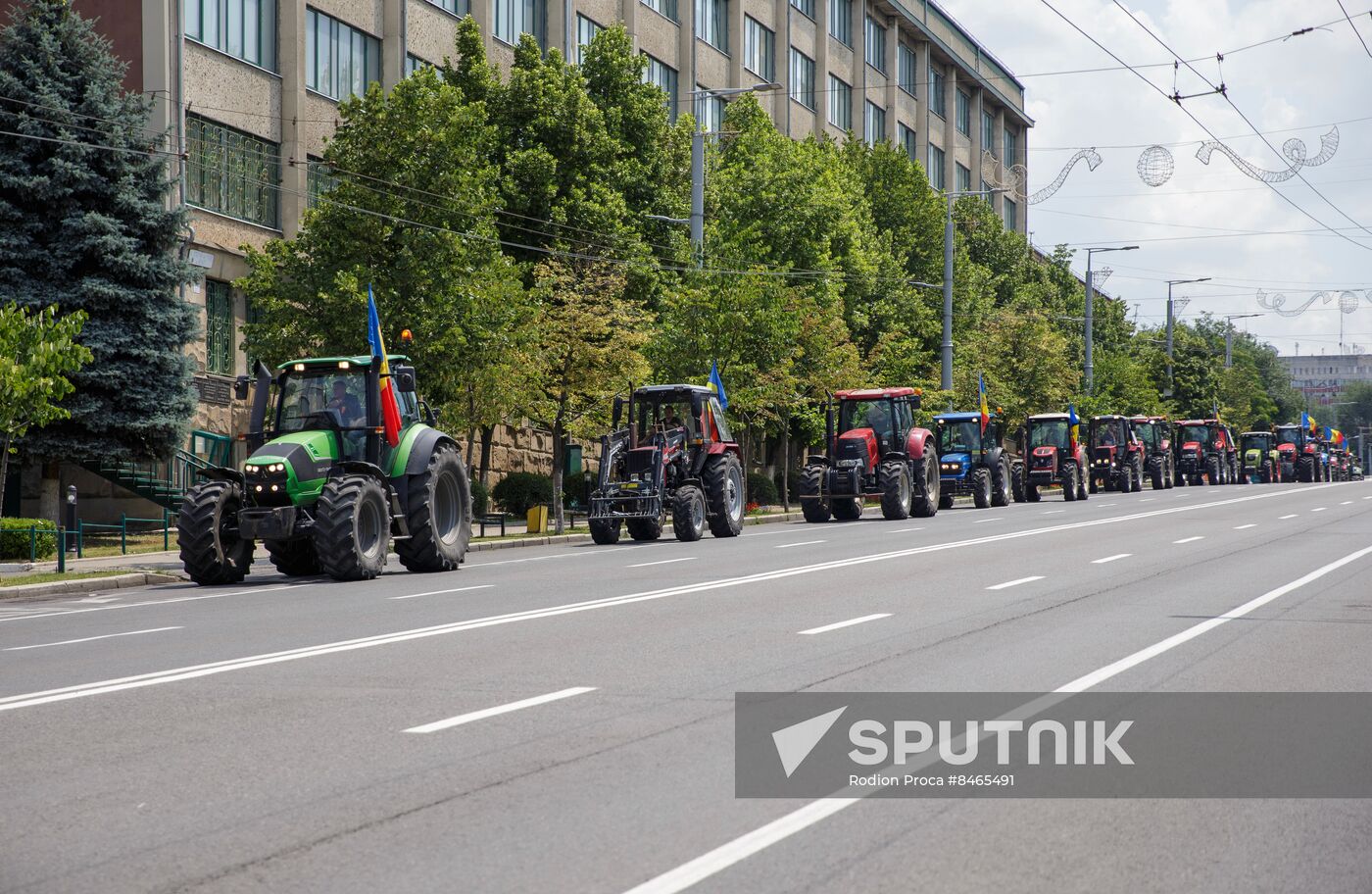 Moldova Farmers Protest