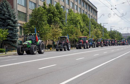 Moldova Farmers Protest