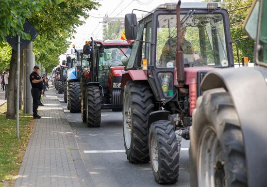 Moldova Farmers Protest