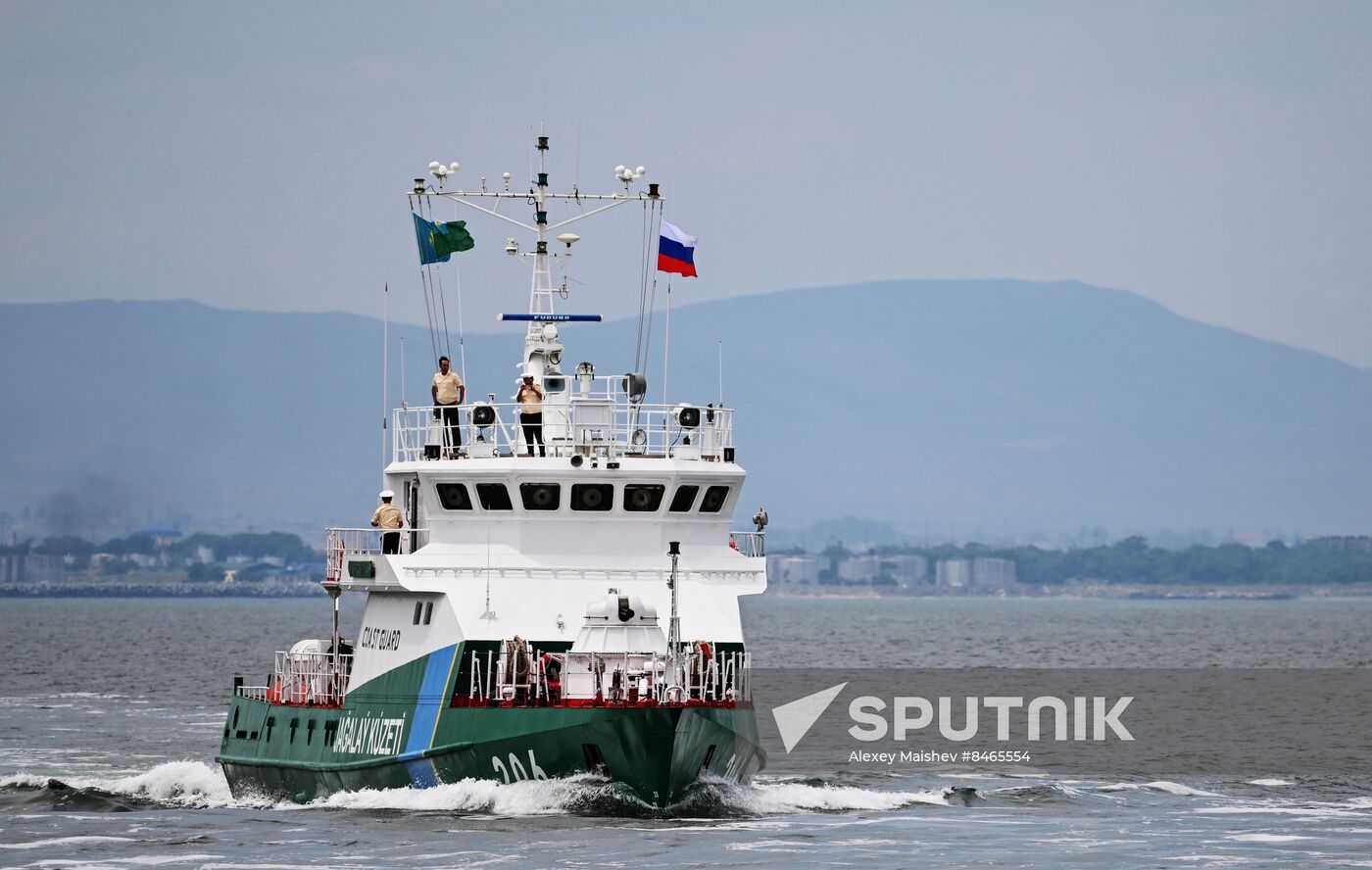 Russia Kazakhstan Naval Exercises