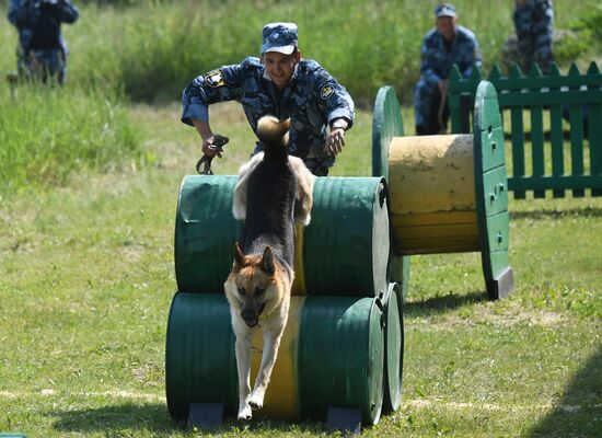 Russia Dog Handlers Competition