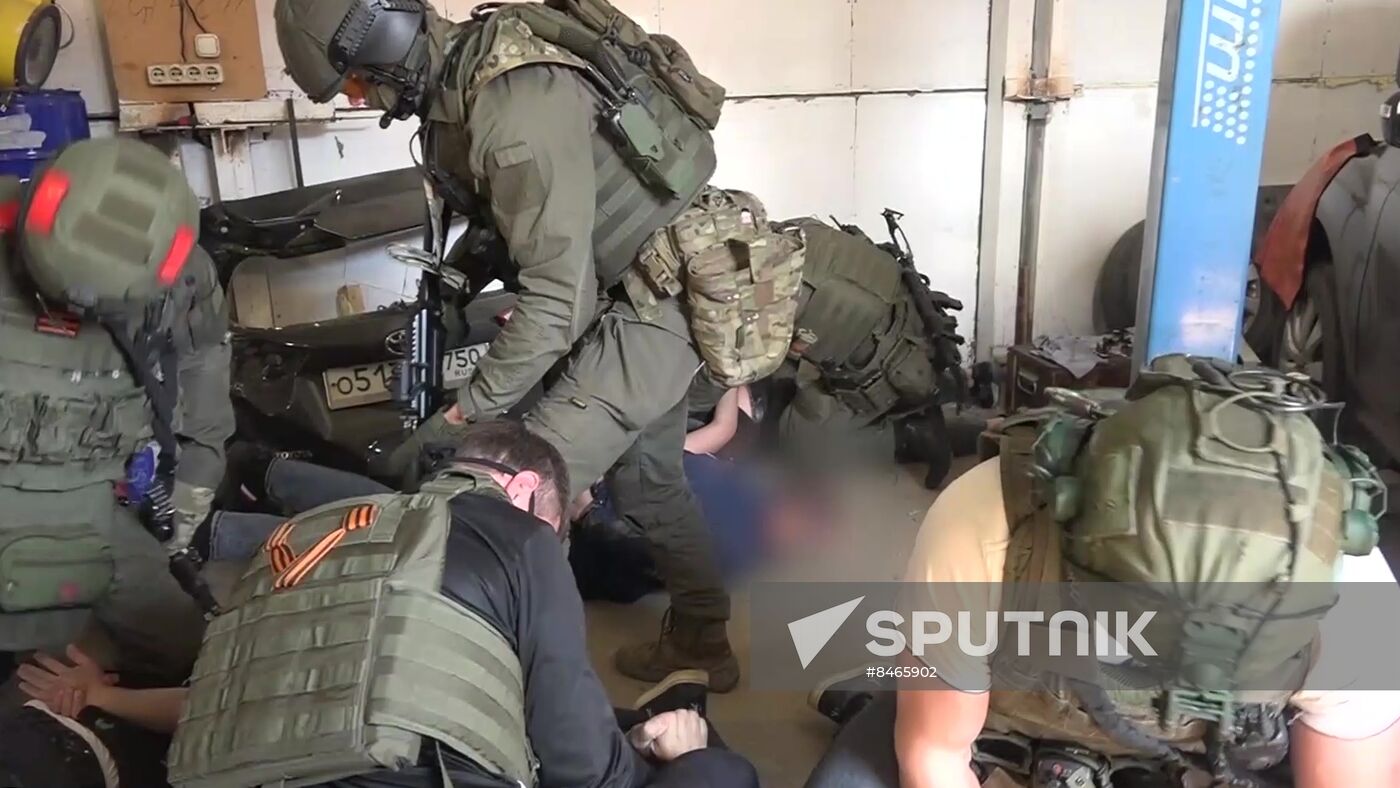 Russia Criminal Gang Members Detention