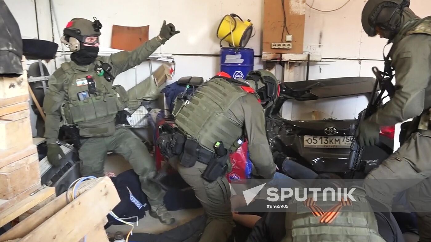 Russia Criminal Gang Members Detention