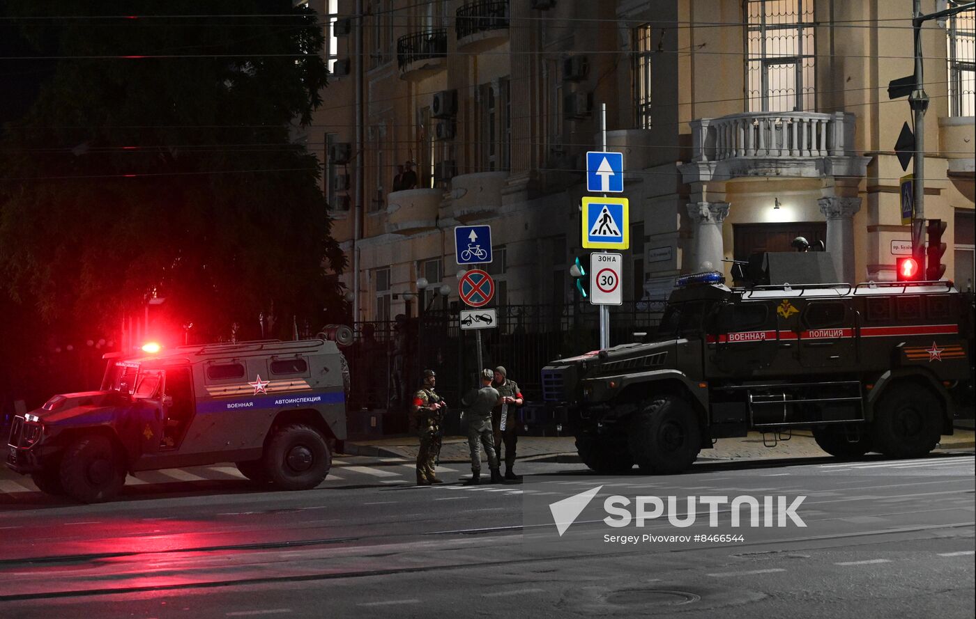 Russia Mutiny Attempt Security Measures Rostov-on-Don