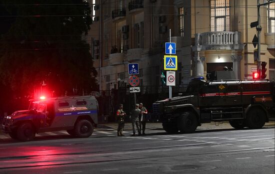Russia Mutiny Attempt Security Measures Rostov-on-Don