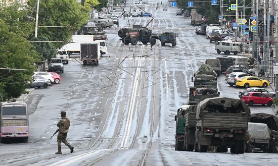 Russia Mutiny Attempt Security Measures Rostov-on-Don