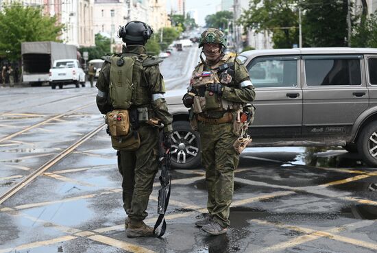 Russia Mutiny Attempt Security Measures Rostov-on-Don