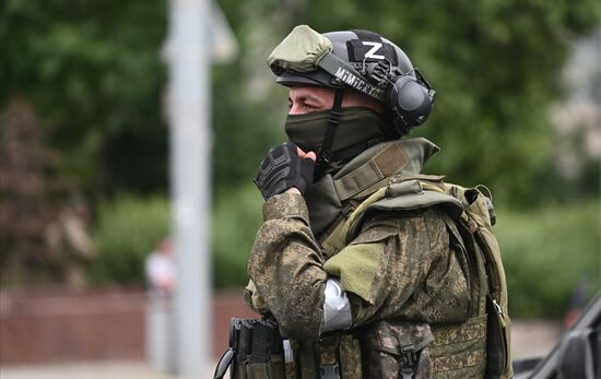 Russia Mutiny Attempt Security Measures Rostov-on-Don