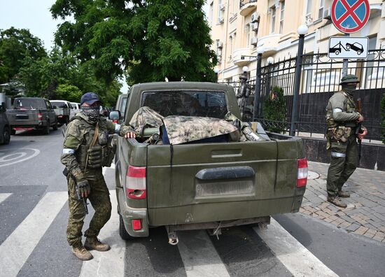 Russia Mutiny Attempt Security Measures Rostov-on-Don