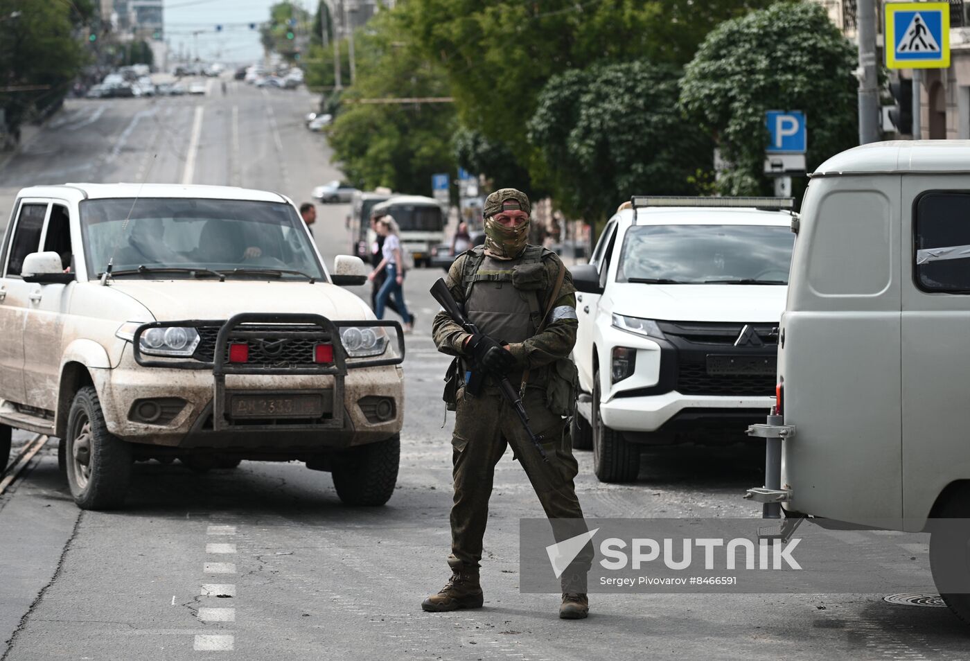 Russia Mutiny Attempt Security Measures Rostov-on-Don
