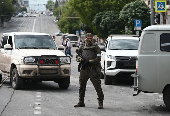 Russia Mutiny Attempt Security Measures Rostov-on-Don