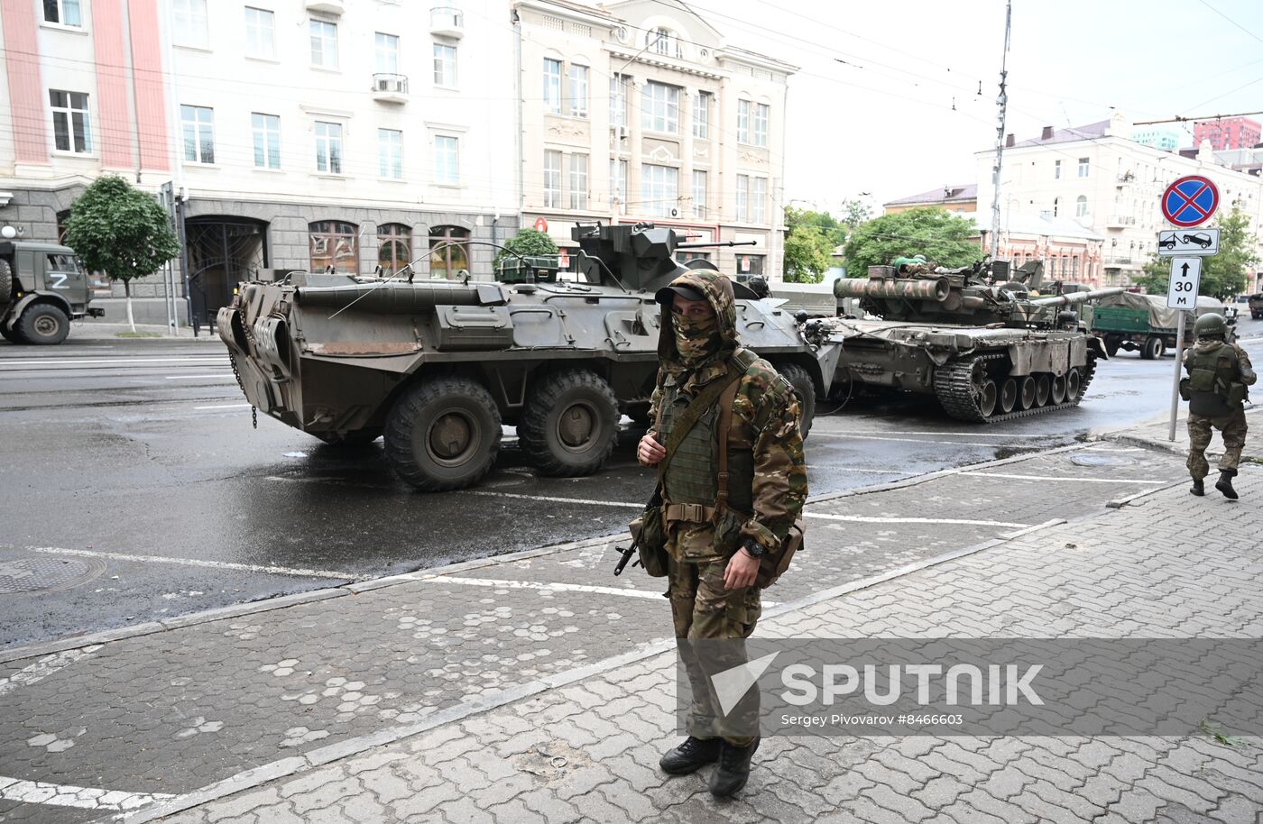 Russia Mutiny Attempt Security Measures Rostov-on-Don