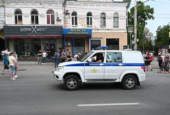 Russia Mutiny Attempt Security Measures Rostov-on-Don