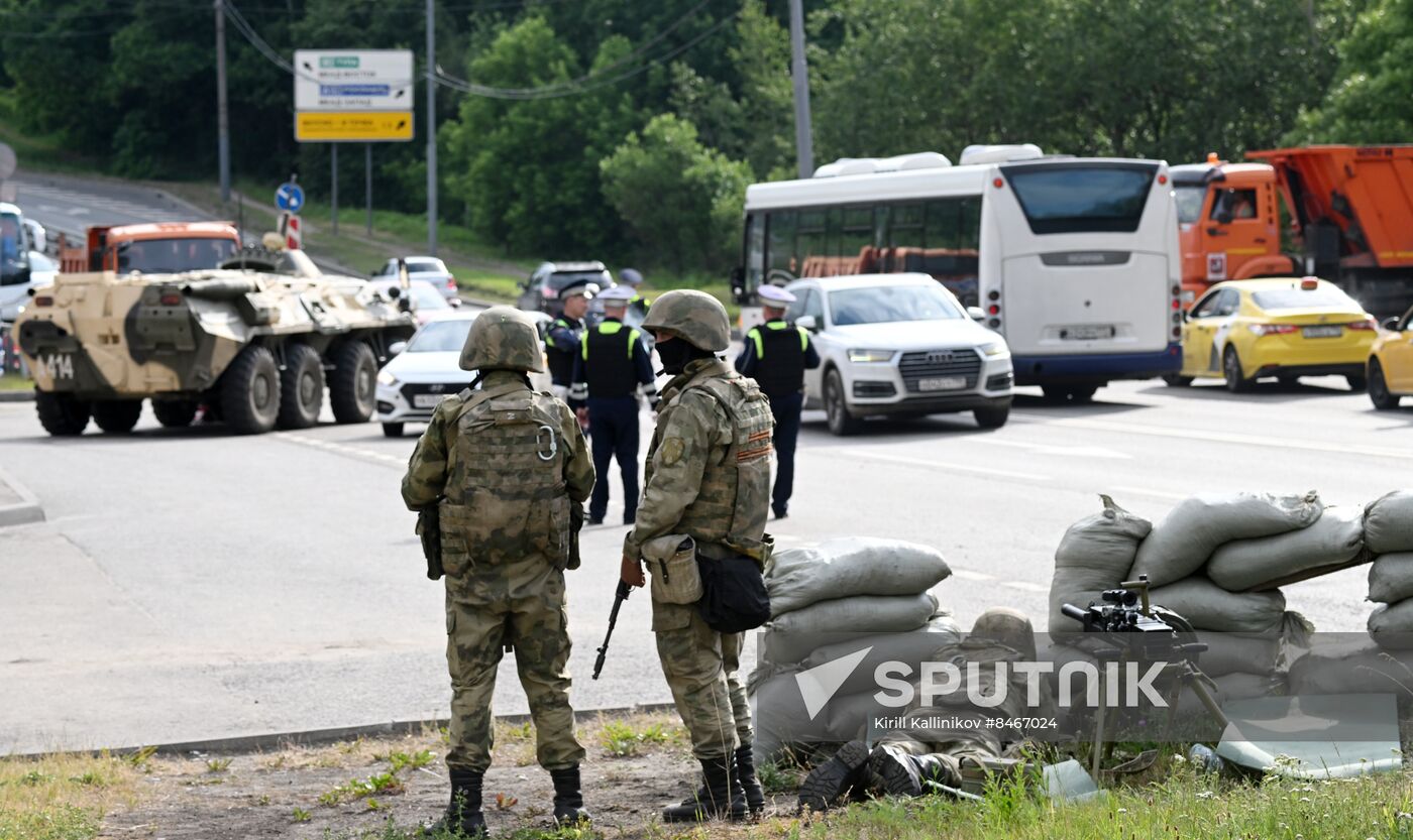 Russia Mutiny Attempt Security Measures