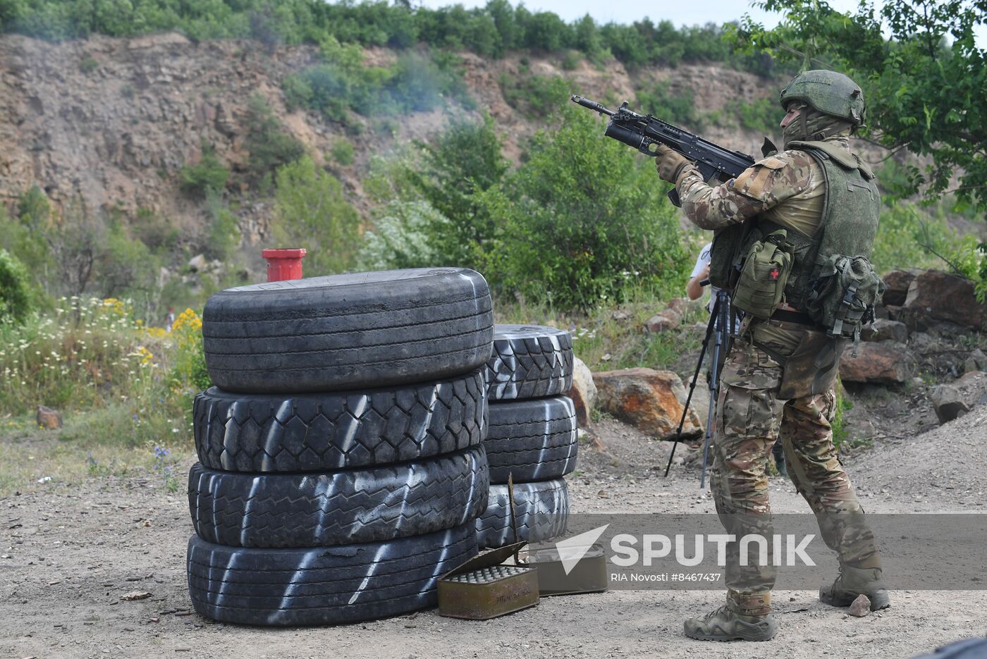 Russia Ukraine Military Operation Scouts Training