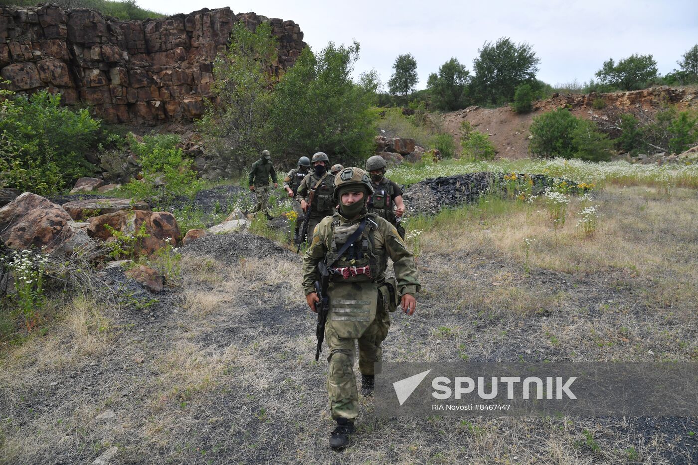 Russia Ukraine Military Operation Scouts Training