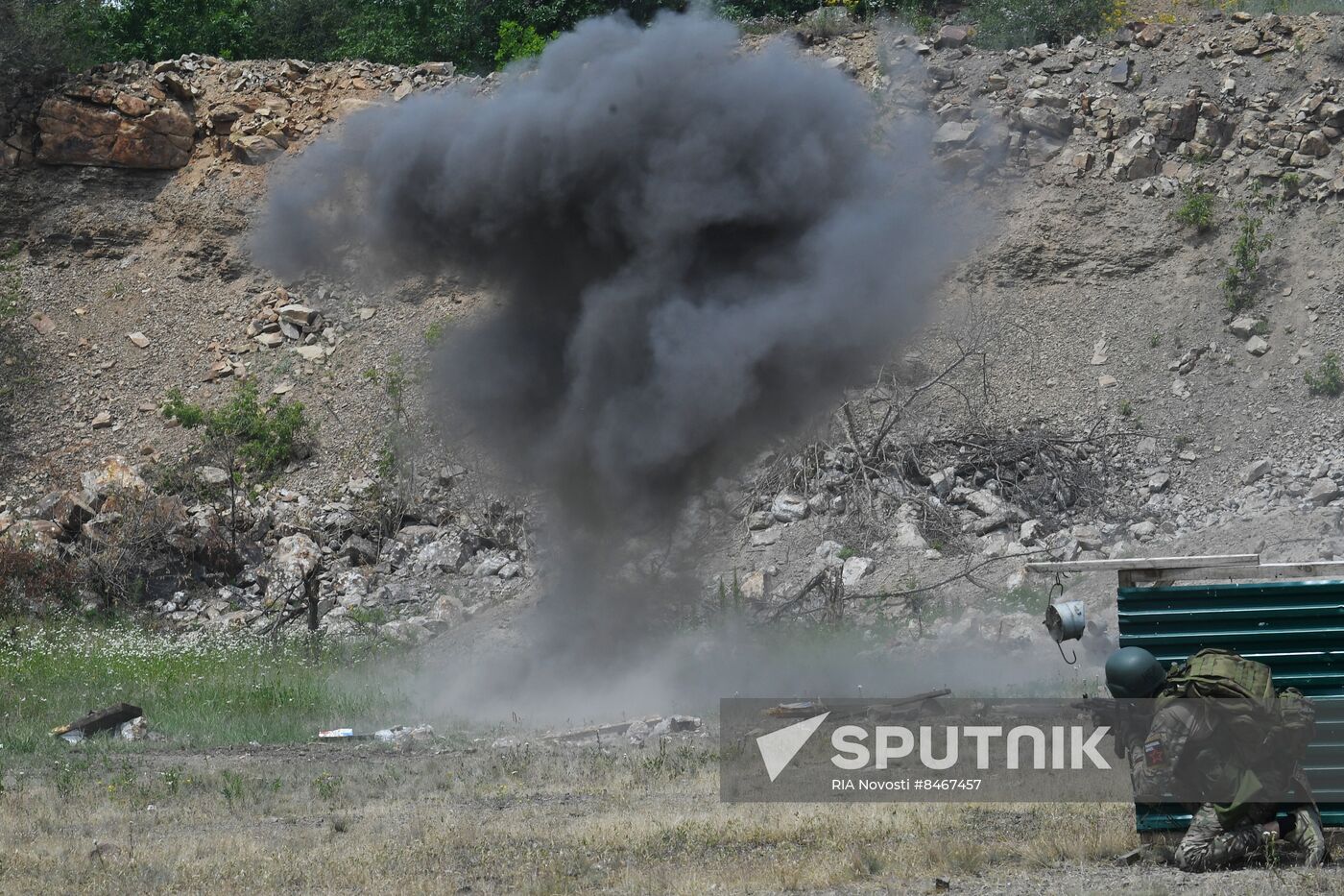 Russia Ukraine Military Operation Scouts Training