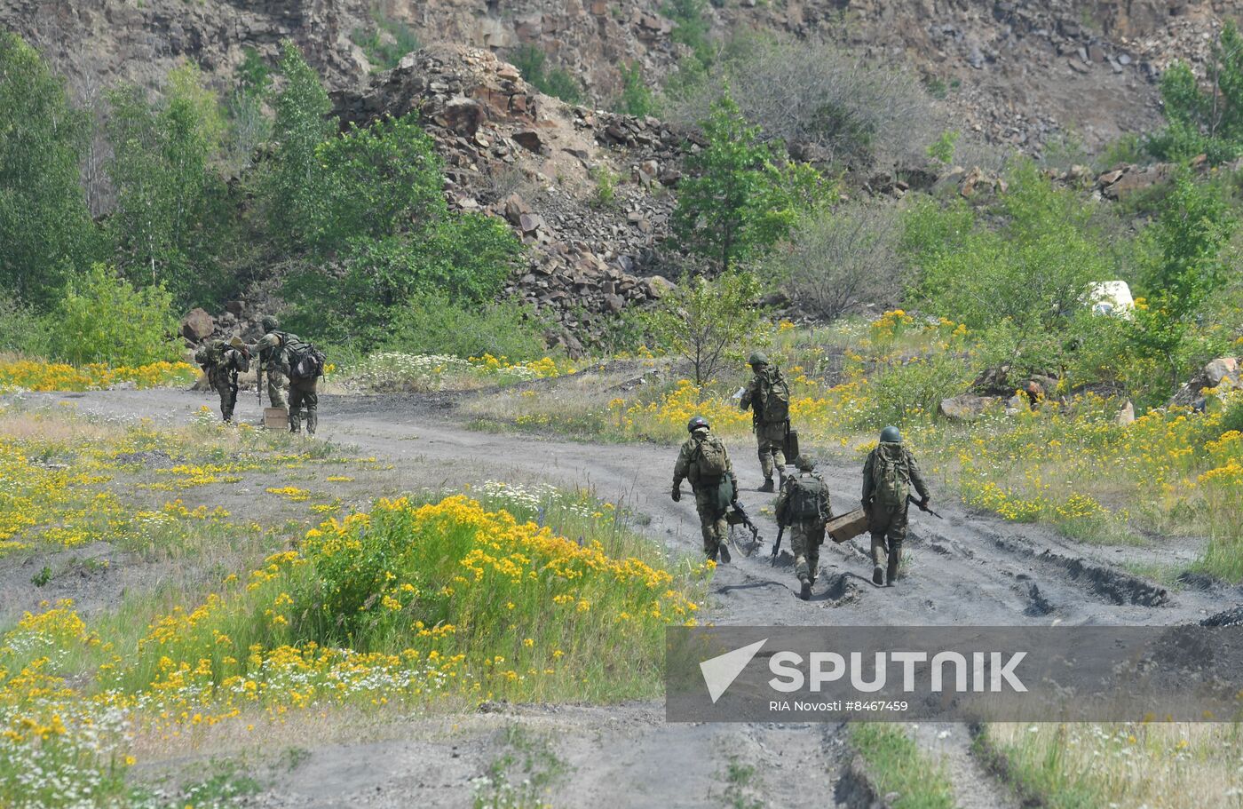 Russia Ukraine Military Operation Scouts Training